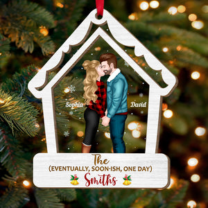 Couple Personalized 2 Layer Mix Ornament, Eventually Soon-ish One Day [Custom Family Name], Christmas Gift Idea For Couple 02QHTI061123PA - Ornament - GoDuckee