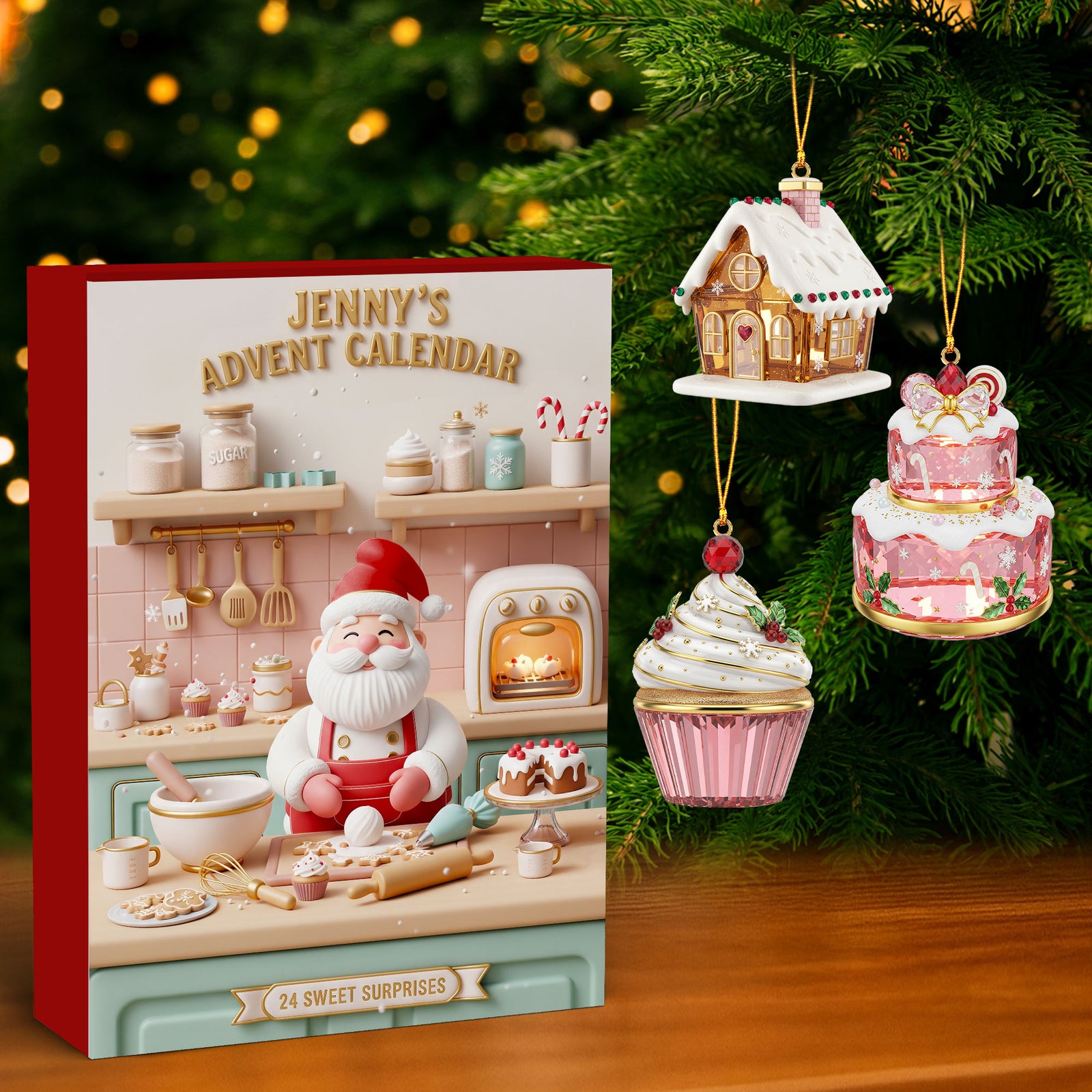 Christmas Baking Advent Calendar - Personalized Custom Acrylic Blind Box 03pgti141025 - Advent Calendar - GoDuckee