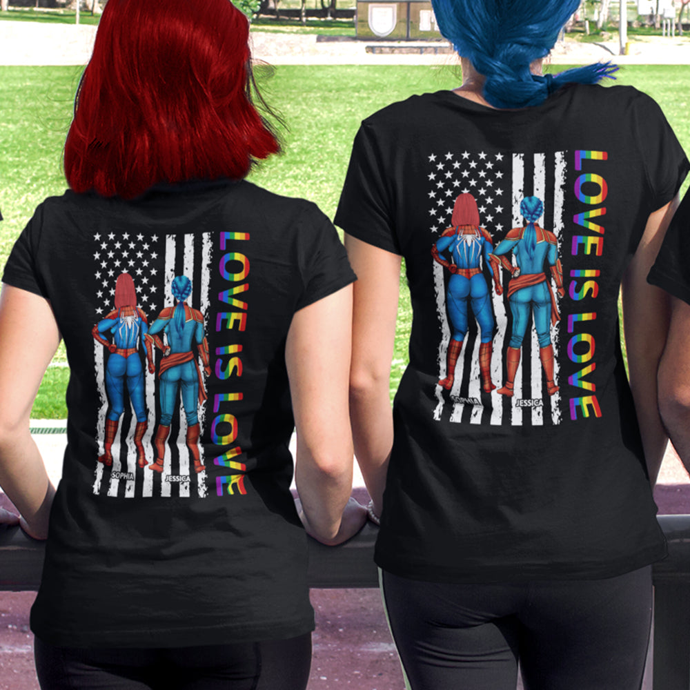 Love Is Love 09DTDT100623TM Personalized Shirt Hoodie Sweatshirt - Shirts - GoDuckee