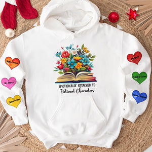 Emotionally Attached To Fictional Character, Gift For Book Lover, Personalized Shirt, Book Lover Heart Shirt, Christmas Gift 03NATI121023 - AOP Products - GoDuckee