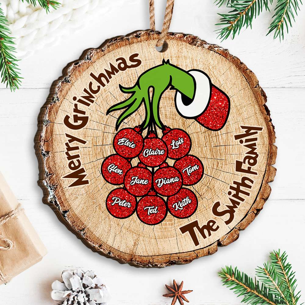 Merry Grinchmas - Personalized Christmas Gifts Custom Ornament For