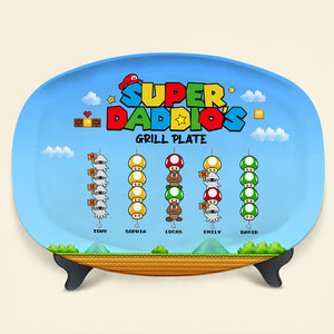 Super Family's Grill Plate 08DNTI080623 Personalized Resin Plate - Resin Plate - GoDuckee