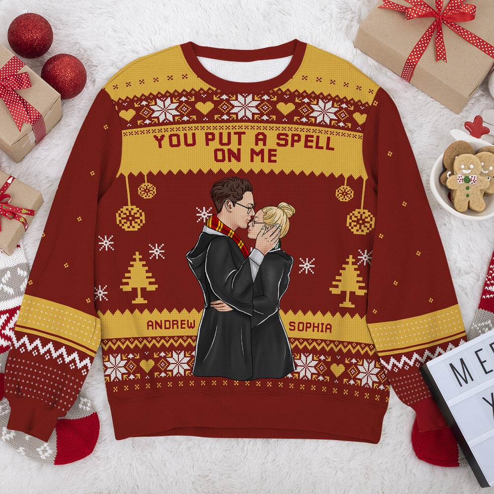 You Bring Magic To My Life 03HUDT160823TM Ugly Sweater, Christmas Gift For Couple - AOP Products - GoDuckee