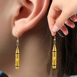 Teacher Earrings - Personalized Gifts For Teachers 01nati040725 - Earrings - GoDuckee