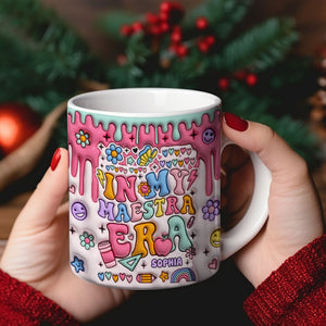 In My Maestra Era, Personalized Coffee Mug, Christmas Gifts For Teacher - Coffee Mug - GoDuckee