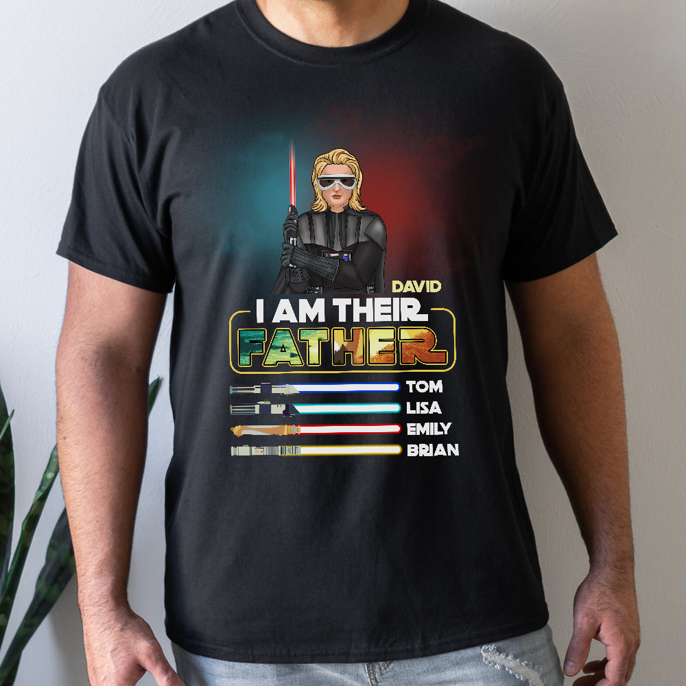 I Am Their Father, Personalized Shirt, Gift For Dad, 02hudt260423tm - GRER2005 - Shirts - GoDuckee