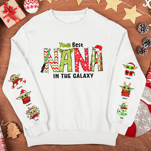 Best Family In The Galaxy, Gift For Family, Personalized Shirt, Alien Kid Shirt, Christmas Gift 03HUTI141023 - AOP Products - GoDuckee
