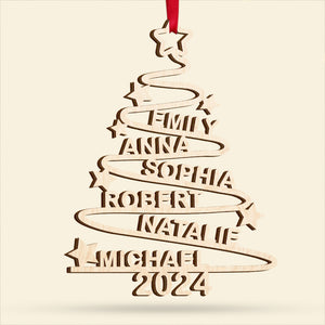 Personalized Gifts For Family Christmas Ornament 04nati230924 - Ornament - GoDuckee