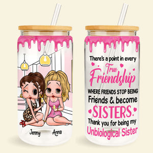 Personalized Gifts For Friends Glass Can 03NATI190624HH - Glass Can - GoDuckee