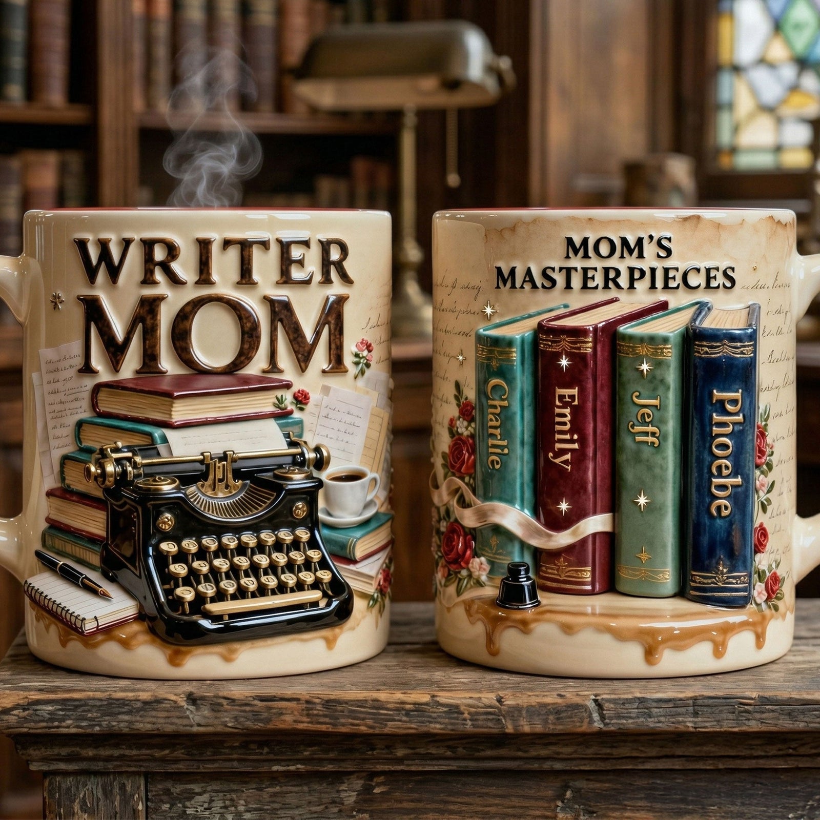 Writer Mom Coffee Mug - Personalized Gifts For Mother's Day 04qhti130426 - Coffee Mug - GoDuckee