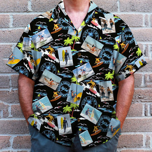 Custom Surfing Photo Hawaiian Shirt, Summer Gift For Surfing Lovers - Hawaiian Shirts - GoDuckee