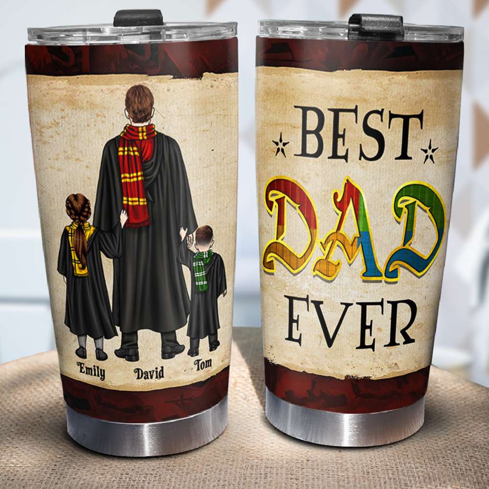 Magical Family Dad Tumbler 01HUDT080523TM Gift For Father's Day, Personalized Tumbler - Tumbler Cup - GoDuckee