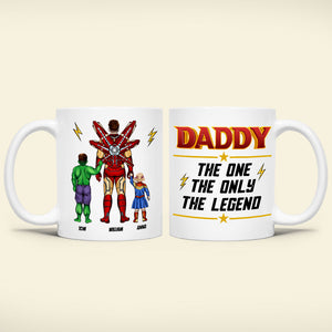 Personalized Gifts For Father Coffee Mug Daddy, The One, The Only, The Legend 06OHTI140324PA - Coffee Mugs - GoDuckee