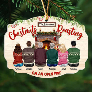 Chestnuts Roasting, Personalized Ornament, Gifts For Family 05QHDT111023 - Ornament - GoDuckee