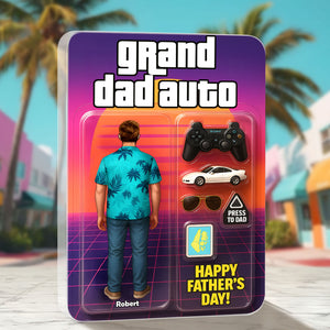Game Dad Plaque - Personalized Gifts For Dad 02nati070525 - Shaped Plaques - GoDuckee