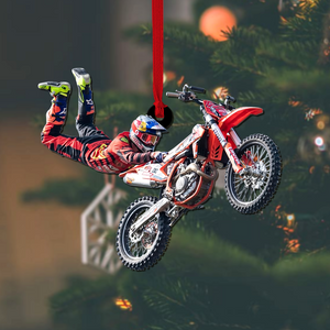 Freestyle Motocross-Custom Photo Acrylic Ornament- Gifts For Motocross Lover - Ornament - GoDuckee