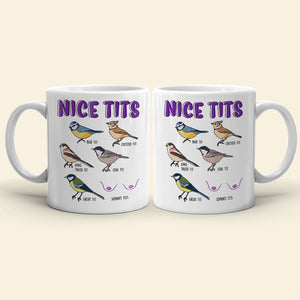 Nice Tits Personalized Funny Coffee Mug Gift For Lover - Coffee Mug - GoDuckee