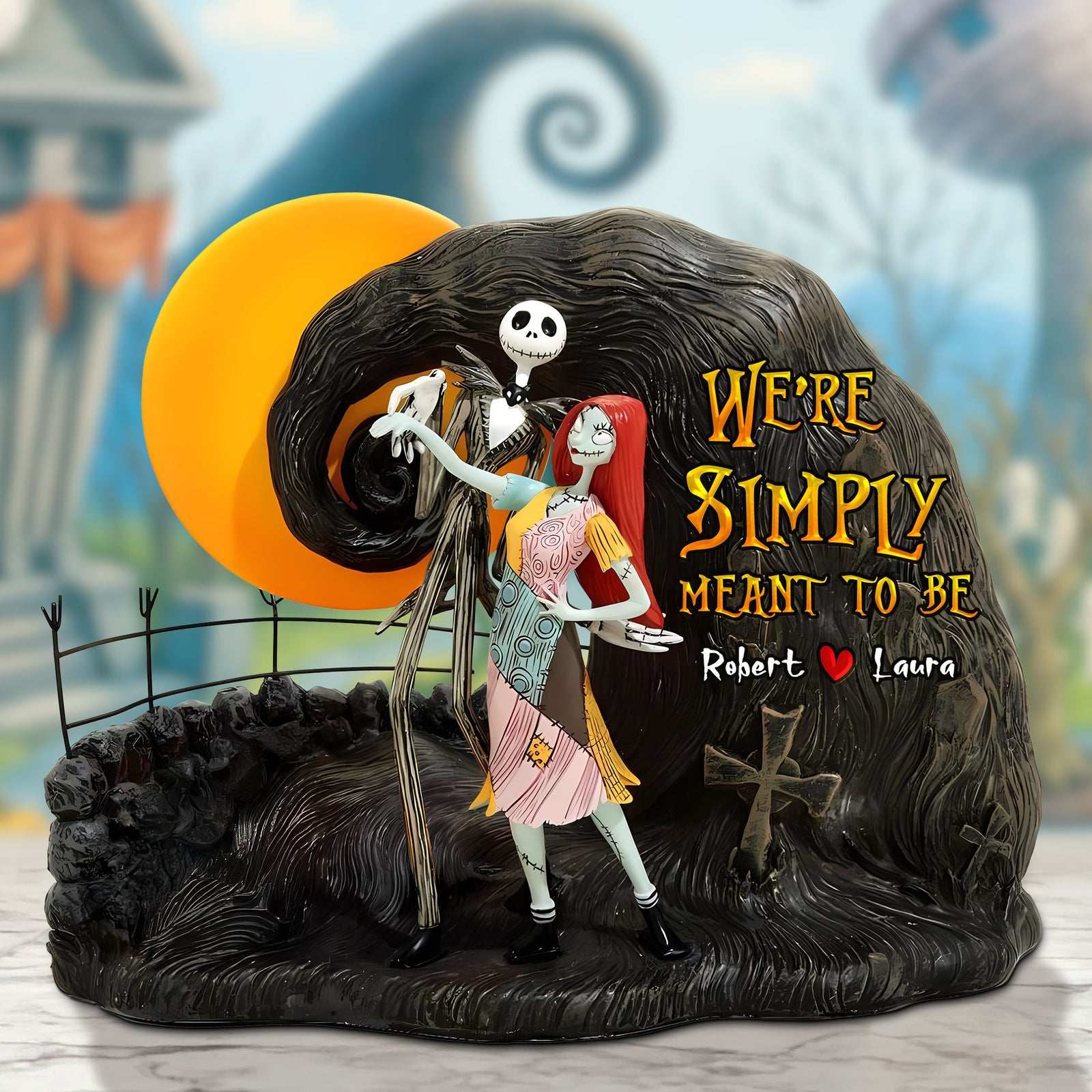 Horror Couple Plaque - Personalized Gifts For Couple 05ohti060525 - Shaped Plaques - GoDuckee