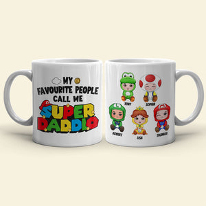 My Favorite People Call Me Super Dad 03HTTI150523HA Personalized Mug - Coffee Mug - GoDuckee