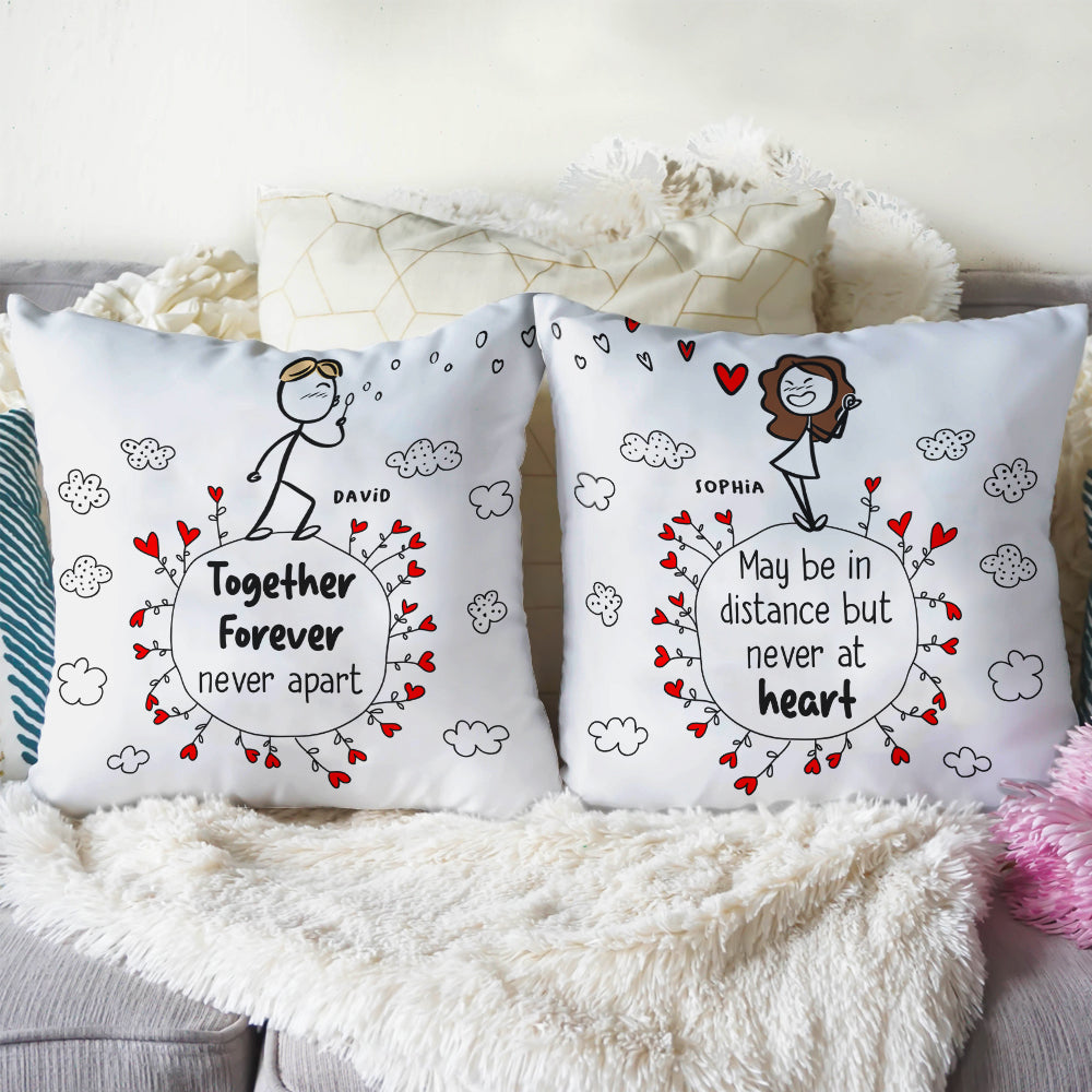 Love Square Personalized Pillow, Personalized Pillows