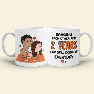 Banging Each Other For Years And Still Doing It Everyday - Personalized Couple Coffee Mug - Gift For Couple - Coffee Mug - GoDuckee