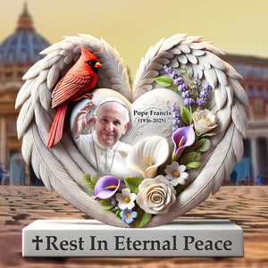 Rest In Eternal Piece Plaque - Gift For Heaven 042HUTI210425 - Shaped Plaques - GoDuckee