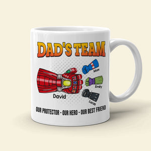 Dad's Team Personalized Mug TT-03NATI170523HA - Coffee Mug - GoDuckee