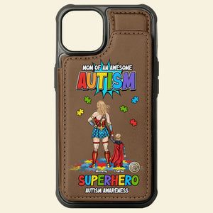 Personalized Gifts For Autism Mom Leather Flip Wallet Phone Case 04huti240225pa - Phone Case - GoDuckee
