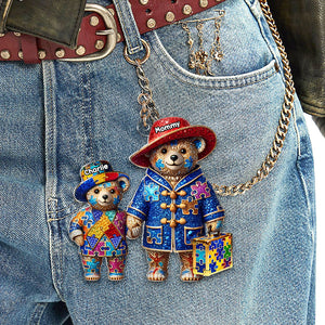 Personalized Gifts For Autism Mom Keychain, Mama Bear 04tgti220325 - Keychains - GoDuckee