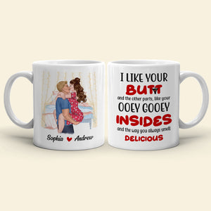 I Like You, Personalized Couple Make Love Mug 03DNDT060323TM - Coffee Mug - GoDuckee