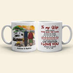 Universary Couple Camping, Personalized Couple Coffee Mug - Coffee Mug - GoDuckee