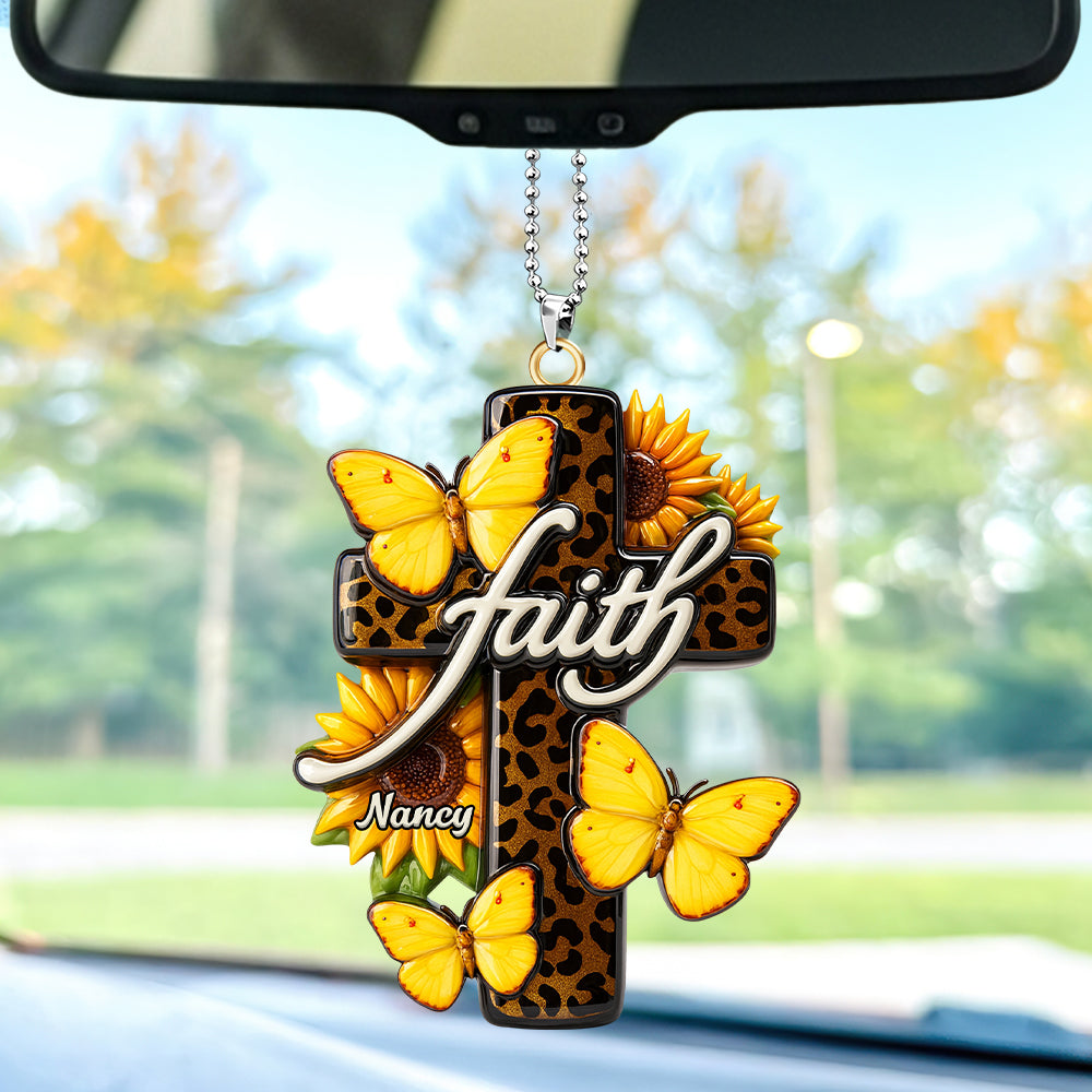 God Jesus Car Ornament - Personalized Gifts For Christians 04huti261125