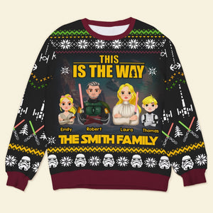 Personalized Gifts For Family Ugly Sweater 05toti211024hg - AOP Products - GoDuckee