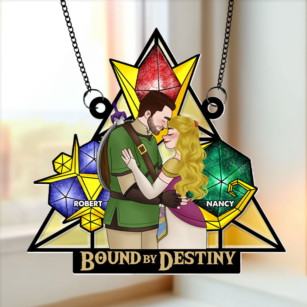 Personalized Gifts For Couple Suncatcher Ornament 03ohti110225hg - Ornament - GoDuckee