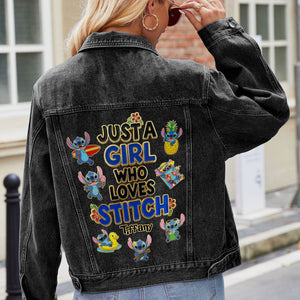 Blue Monster Denim Jacket - Personalized Gifts For Movie Lovers 05nati030625 - Denim Jacket - GoDuckee