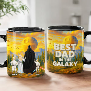 Galaxy Dad Coffee Mug - Personalized Gifts For Dad 01huti080525hg - Coffee Mug - GoDuckee