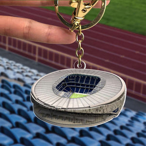 Gift For Football Lover, Personalized Acrylic Keychain, Football Stadium Field Keychain 01QHTI081223 - Keychains - GoDuckee