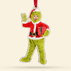 Funny Costumes Kid Christmas 03HUTI290824 Personalized Photo Acrylic Ornament - Ornament - GoDuckee