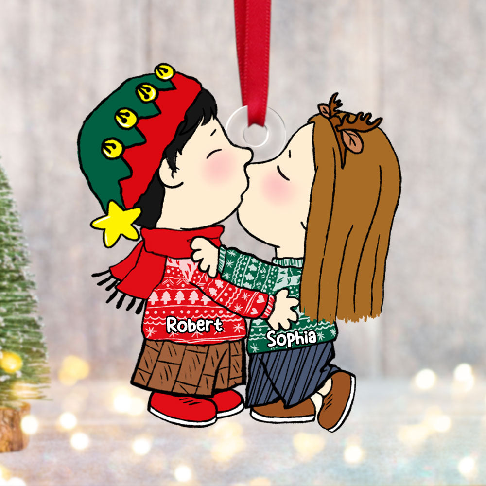 Personalized Gift For Couple Christmas Ornament-Homacus
