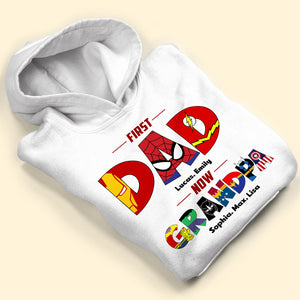 First Dad Now Grandpa Personalized Shirts-02QHTI240523HH - Shirts - GoDuckee