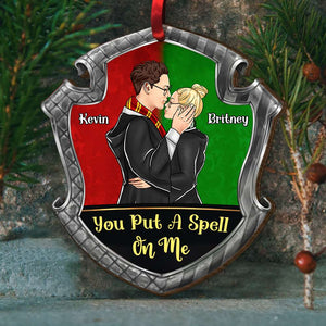 You Put A Spell On Me Personalized Keychain Gifts For Witch Couple - Keychains - GoDuckee