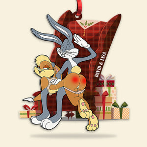 Bunny Rabbit 7ohdt230922 Personalized Ornament, Gifts For Funny Couple - Ornament - GoDuckee