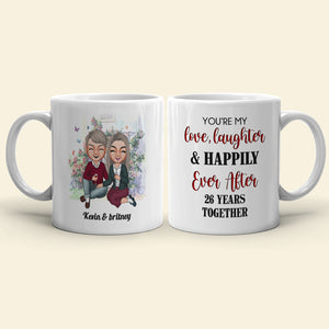 You're My Love, Personalized White Mug, Couple Anniversary, Gift For Couple - Coffee Mug - GoDuckee