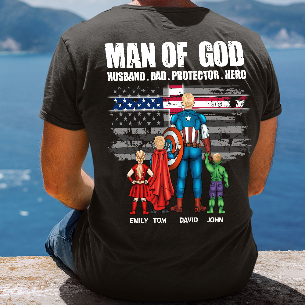 Dad Of God 01QHDT220423TM Personalized Tshirt, Hoodie, Sweatshirt - Shirts - GoDuckee