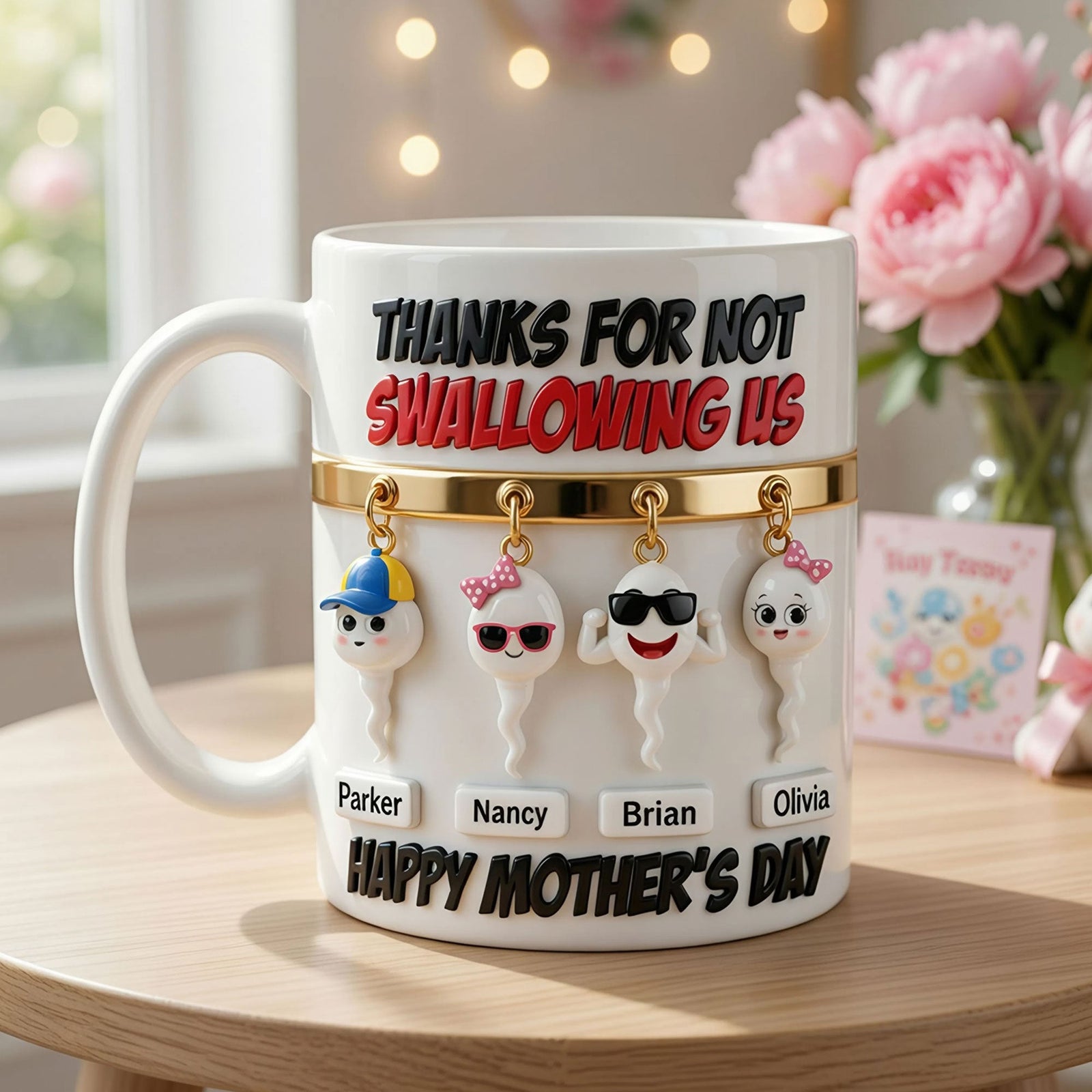 Funny Sperm Kids Coffee Mug - Personalized Gifts For Mom 04OHTI080426-Homacus