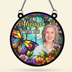 Custom Photo Gifts For Heaven Memorial Suncatcher Ornament 021NATI150824 - Ornament - GoDuckee