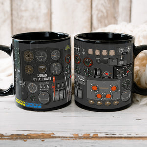 Personalized Aircraft Cockpit Mug, Gift For Airplane Lovers BLM-humix151223 - Coffee Mug - GoDuckee