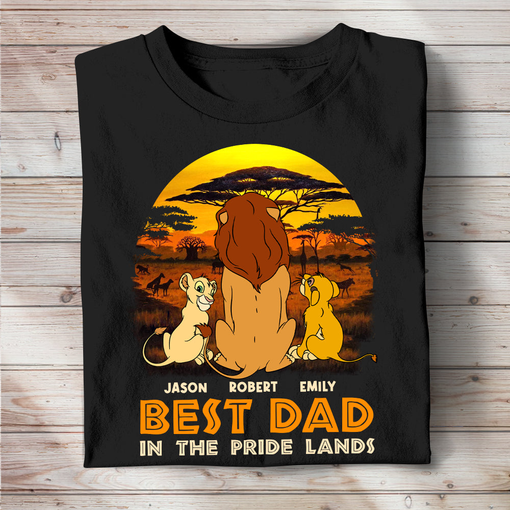 Best Dad In The Pride Lands 04HUDT260523 Personalized Shirt Hoodie Sweatshirt - GRER2005 - Shirts - GoDuckee