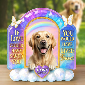 Memorial Dog Plaque - Custom Photo Gifts For Dog Lovers 01nati300525 - Shaped Plaques - GoDuckee