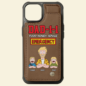 Dad 0Leather Flip Wallet Phone Case - Personalized Gifts For Dad 06toti220325hg - Phone Case - GoDuckee